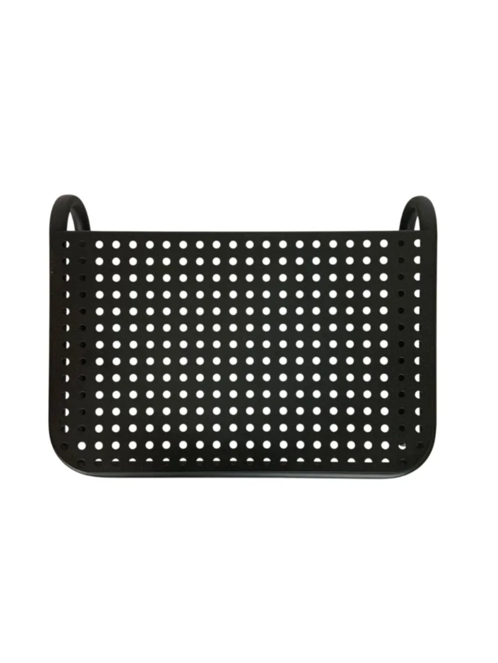 Metal Computer Monitor Stand Riser Black Perforated Platform For Ventilation - Picture 6 of 6